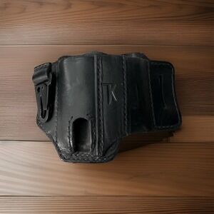 Tale of Knives Hand Crafted Leather Gear Left Side Big Boy Keypster Black
